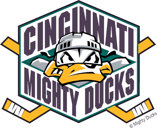 Cincinnati Mighty Ducks 1999-2005 Primary Logo iron on heat transfer